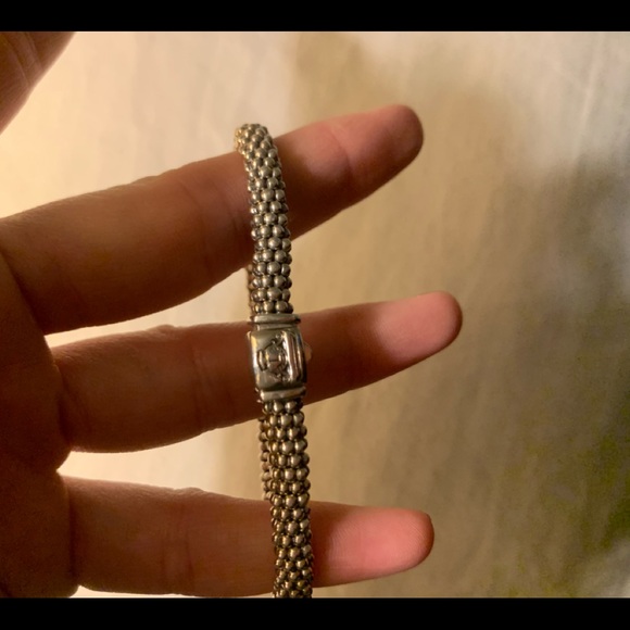 Lagos purple gemstone caviar bracelet - Picture 6 of 7